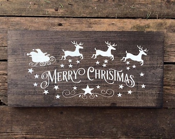 Rustic Christmas Signs