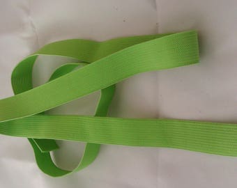 Elastic lime green - 2 cm wide