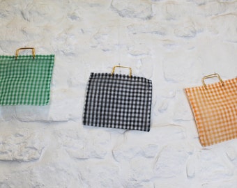 60's/70's vintage bag. Plastic squared bag. Made in Spain. New with tags.
