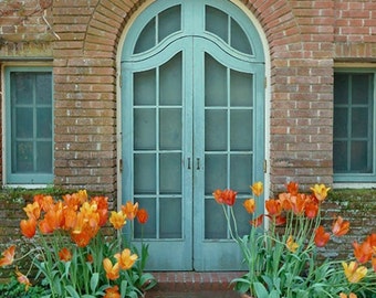 Vintage Door Photography, Still Life Photography, Garden Photography, Spring Photography, Door Photography