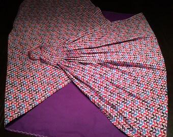 Pleated cotton lining
