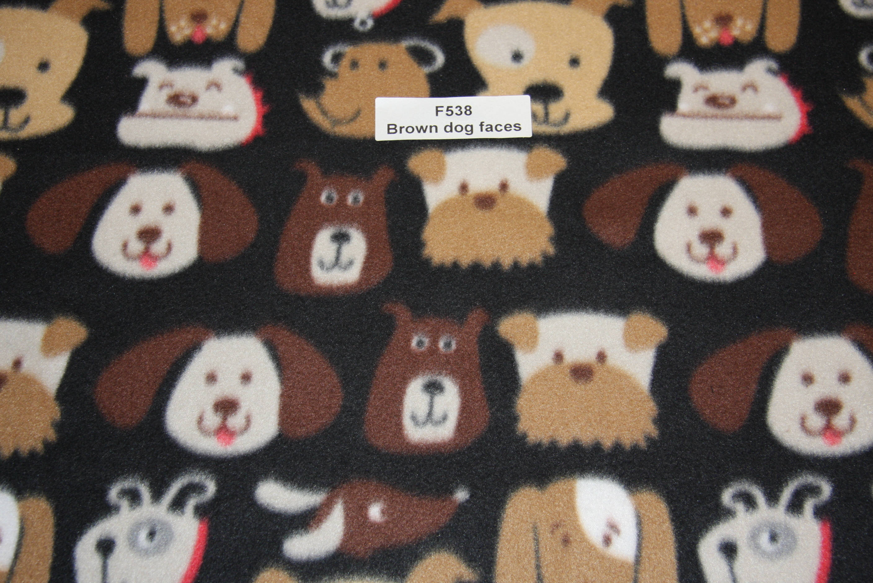 Brown Dog Fleece Fabric Dog blanket Fleece Quilting sewing