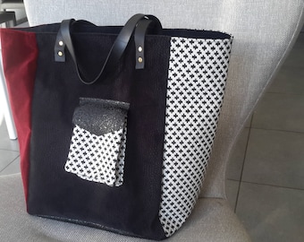 Tote so chic, black and Red