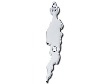 Sterling Silver Anguilla Charm