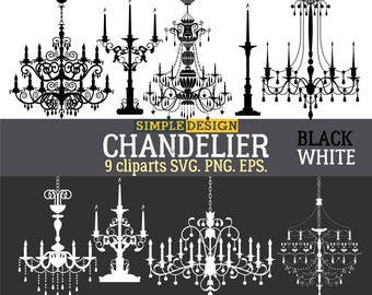 Chandelier SVG Clipart Files Light Lighting Svg Chandelier SVG Clipart Files Light Lighting Svg