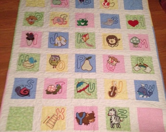 Alphabet Baby Quilt