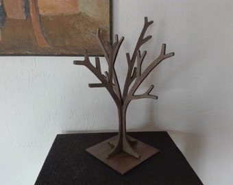 Jewelry storage, Wooden jewelry tree stand 3D, Jewelry organizer, Jewelry display, Wooden jewelry holder