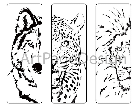 soloring pages animals wolf cheetah lion coloring pages