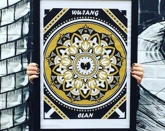 Wu Tang Clan A2 Poster