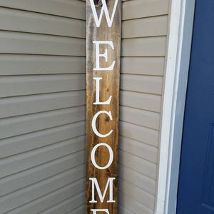 Tall welcome sign | Etsy