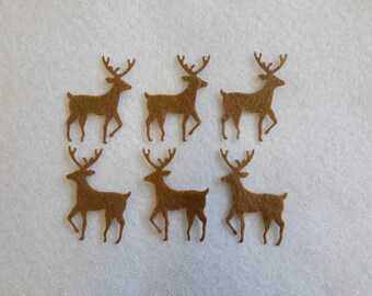 Iron on Reindeer - Set of 6