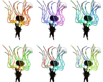 Wild Grass Color Change Lights, Solar Powered, Bouquet and Garden Decoration