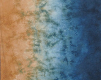 Hand Dyed Fabric Gradient - Beach Walk