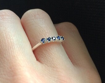 Sapphire 925 sterling Silver Ring