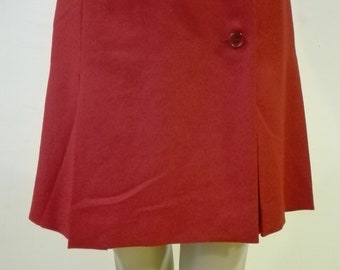 70s RED Skirt Made in ITALY size 40
