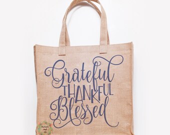 Grateful Thankful Blessed Svg Dxf, Eps, Png | Thankful SVG, Grateful Svg, Blessed SVG |Silhouette Cutting File | Personal & Commercial Use