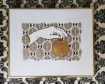 To the fairest.... #2, Original 20x16 Framed Mixed Media Art