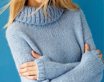 Sweater knit sweater, wool/Alpaca