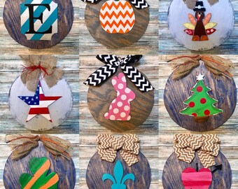 Changeable Inserts/Center Decorations/ Door Hanger/ Changeable decorations/Interchangeable Inserts/Seasonal Decorations/All Seasons Door