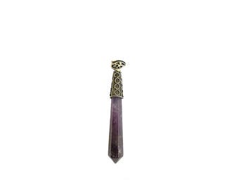 Sterling Silver Amethyst Point. (Free Shipping)