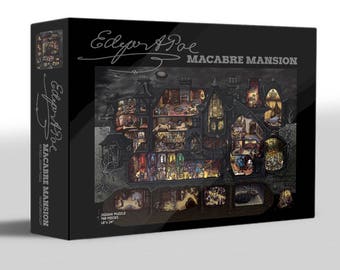 Edgar Allan Poe Macabre Mansion Jigsaw Puzzle