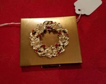 S.F Park Avenue Jewelled Powder Compact with mirror