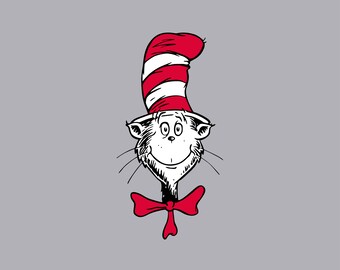 Download Cat in the hat svg | Etsy