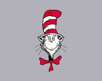 Download Cat in the hat svg | Etsy