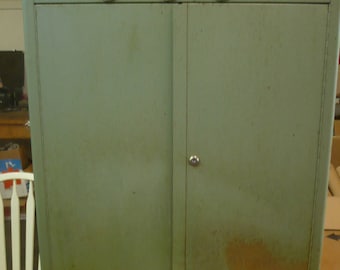 Industrial Wall-Mount Metal Tool Cabinet, Schlafhorst