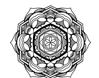 Download Mandala di gatto SVG