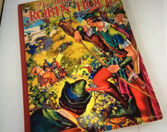 Vintage The Adventures of Robin Hood Hardback Book
