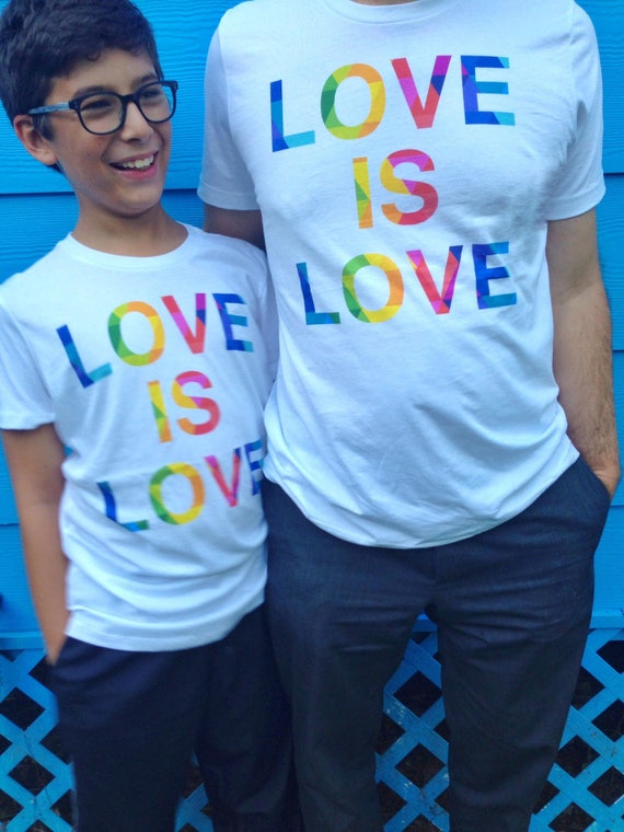 Special Edition! Love is Love Rainbow Pride Tshirt Gay Lesbian Tees LGBT Equality Apparel Love Gifts