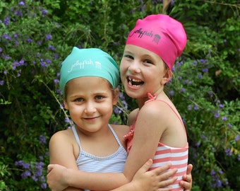 Junior Long Hair Swim Cap for kids with very long hair