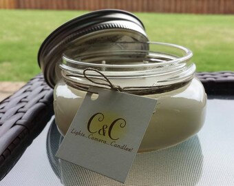BUG OFF Citronella Mason Jar Candle