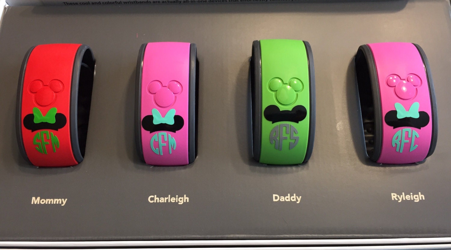 Magic Band Decals Disney World Disney Magic Bands