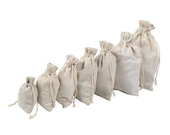 50 Cotton Bags, Gift Bags, Favor Bags, Wedding Bridal Decor, Cotton Gift Packing, Party Gift Wrap, 50pcs/lot
