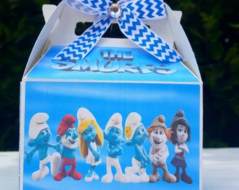 Smurfs set. For birthday and party decoration