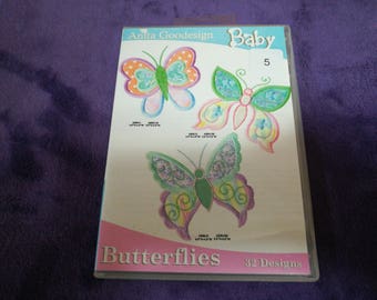Anita Goodesign Baby Butterflies