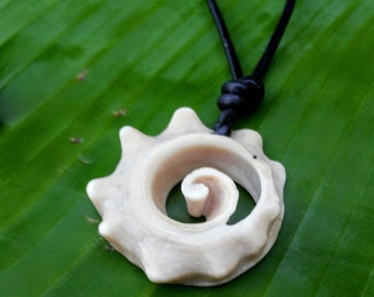 Conch Shell Adjustable Choker Necklace, made from real conch shells, Natural jewelry, Beach jewelry, handmade jewelry