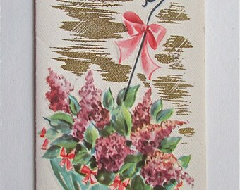 Vintage get well card and envelope - never used