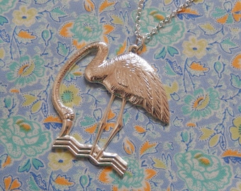 Flamingo Pendant Necklace
