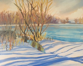 Original Oil Landscape Painting, fine art, impressionist painting