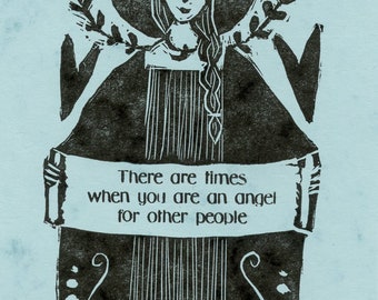 Letterpress Printed Margherita Note Card