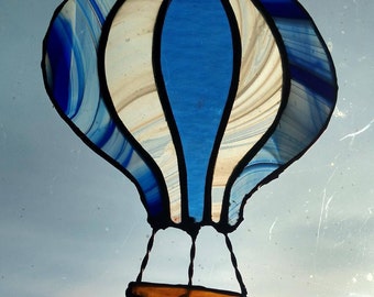 Stained Glass Hot Air Balloon Suncatcher