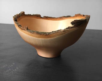 Beautiful Live Edge Maple Bowl
