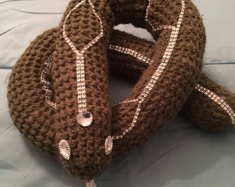 Door draft stopper snake