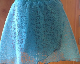 Pull on Lace Ballet Skirt Left Wrap - Second