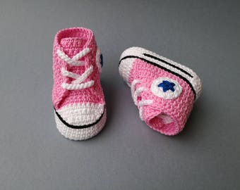 crochet converse booties