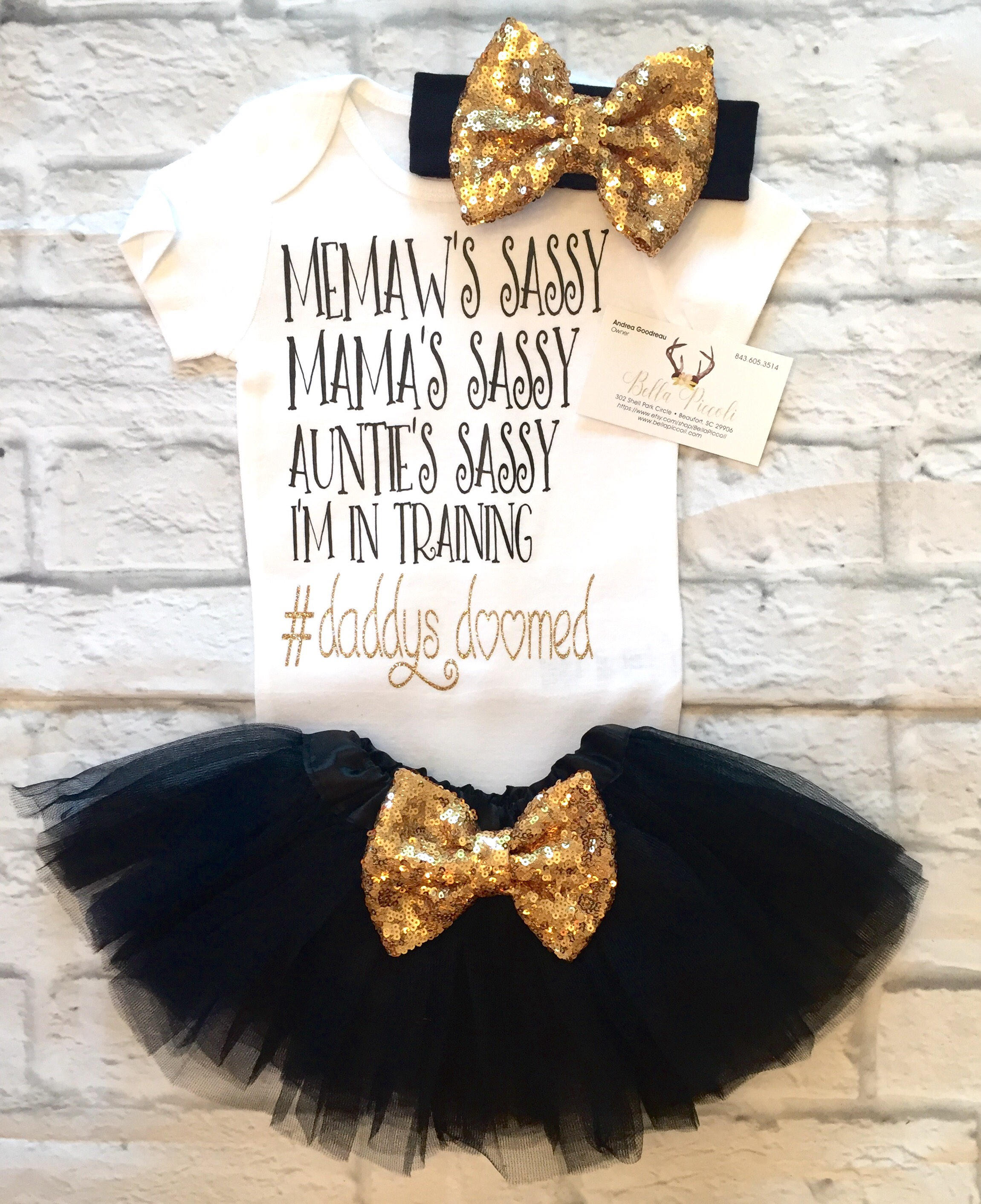 Baby Girl Clothes Sassy Bodysuits Sassy Like My MamaSassy