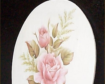 Shabby Chic Powder Room Wall Plaque Sign Cottage Country